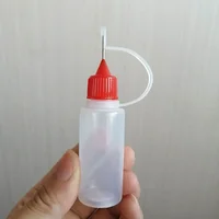 5Pcs/1Pcs 10/20/30/50/100ml Squeeze Bottles Needle Tip PE Glue Applicator Bottle Craft Tool Transparent for Paper Quilling 2