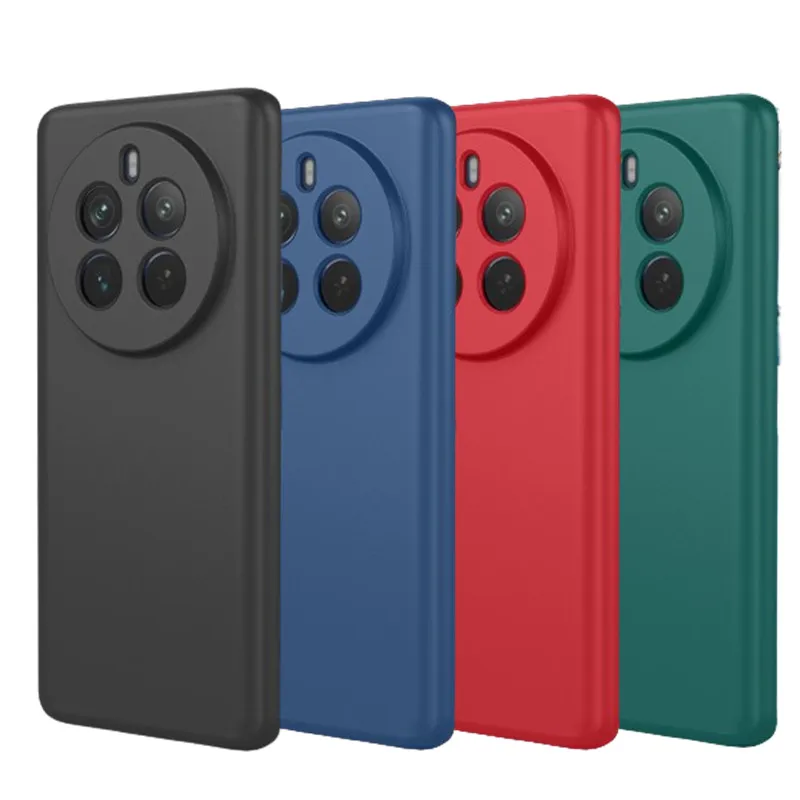 Εύκαμπτη θήκη υγρής σιλικόνης TPU για Realme 12 Pro Plus 12+ 5G Realme 11 4G Προστατευτική θήκη Fundas Coque Capa_voghion.com