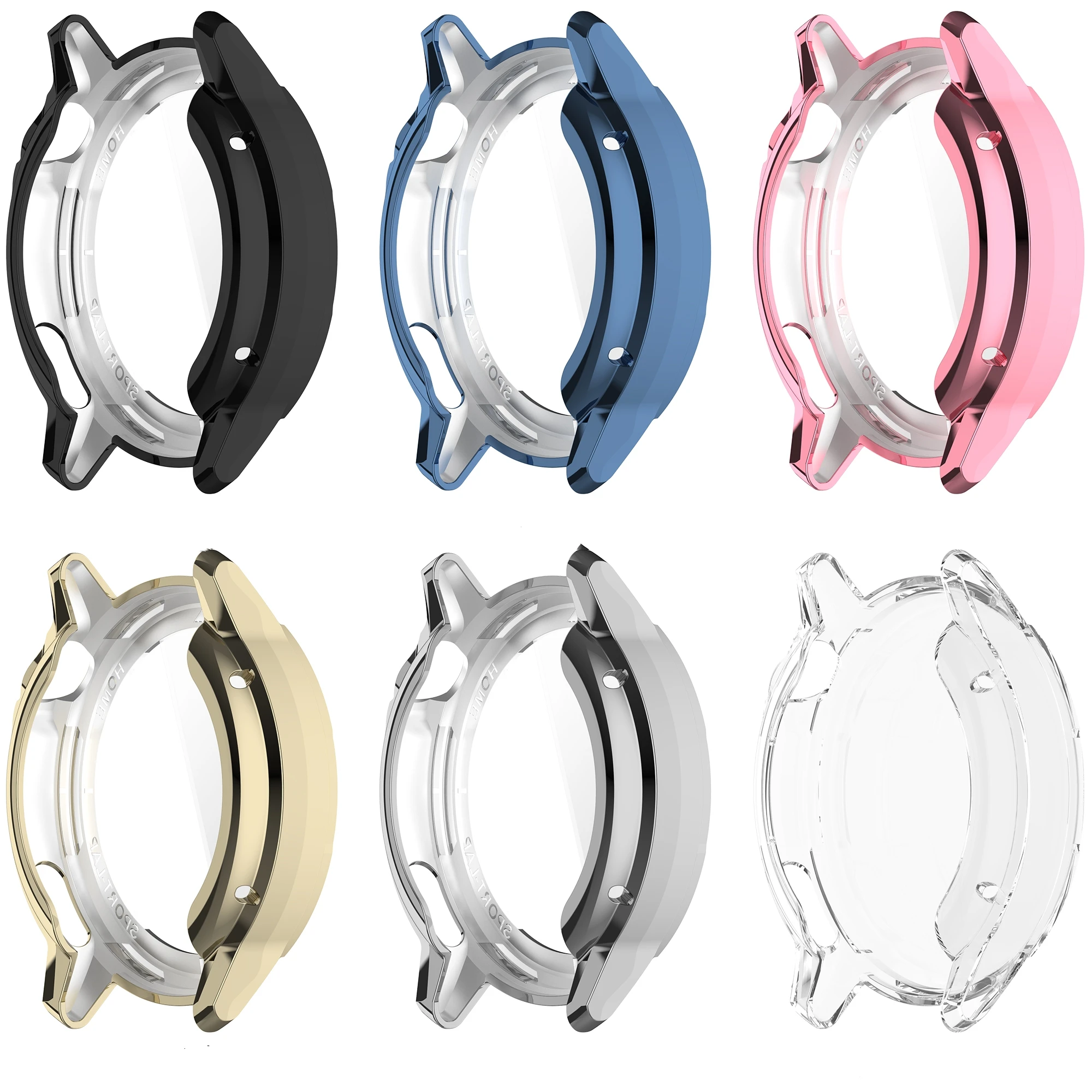 Clear TPU Screen Protection Case - Soft Shock-Resistant Cover for Huawei Watch GT Runner 2
