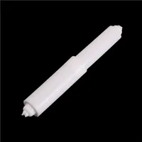 1PC Plastic Paper Adjustable Rod Holder Tube Bathroom Toilet Roll Paper Tube 2