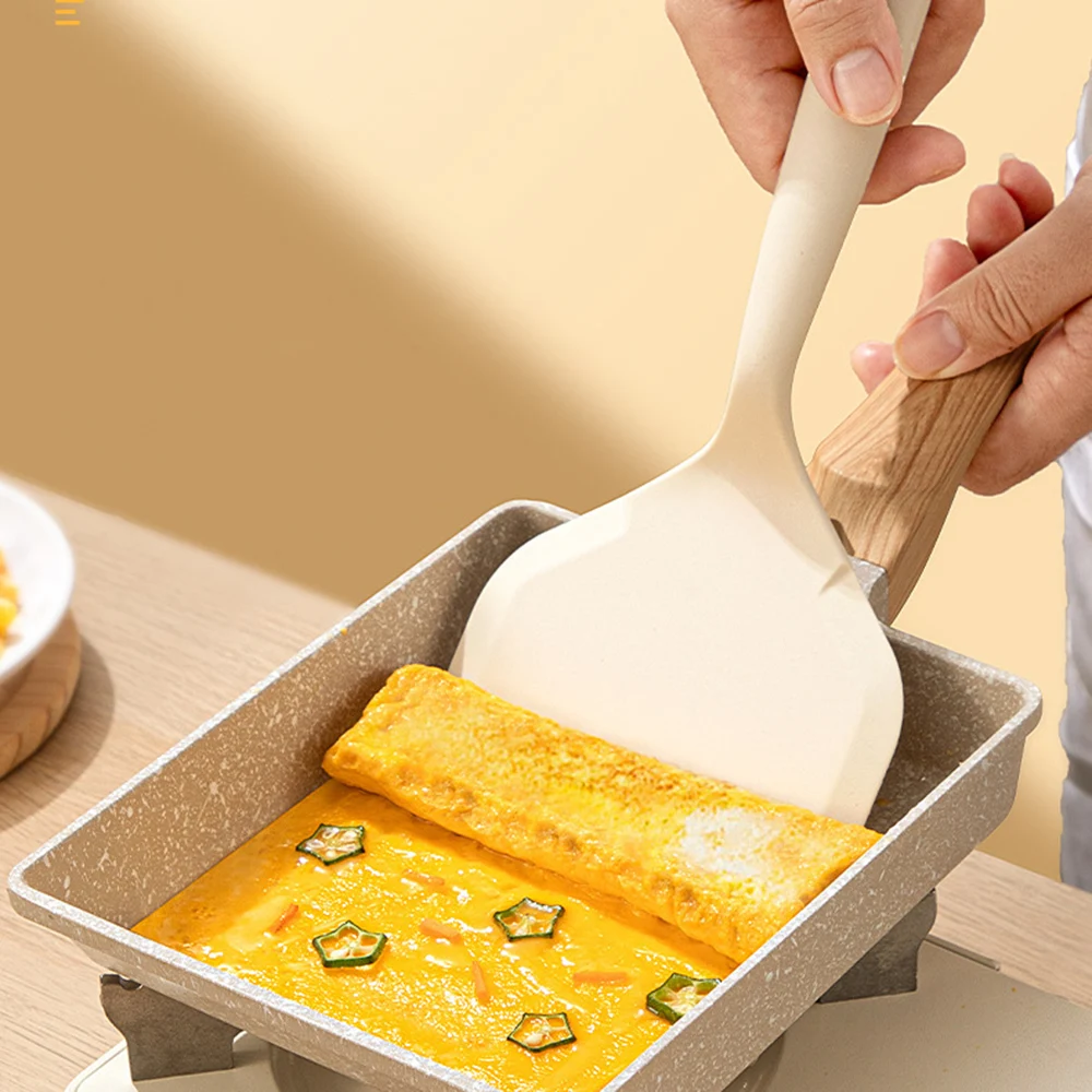 Silicone Spatula Food Grade Cooking Utensils Baking Tamagoyaki Non-stick Cookware Steak Pizza Spatula 1Pcs Kitchenware Tools kitchen utensils