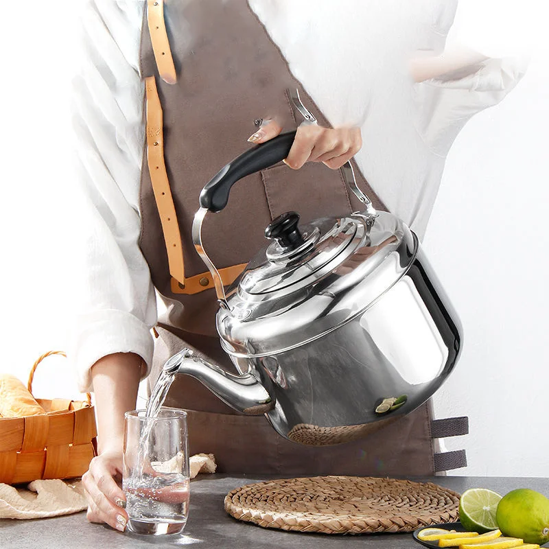 Stainless Steel Thickened Kettle Kettle Gas Large Capacity Induction Cooker Gas Universal Whistling Whistling