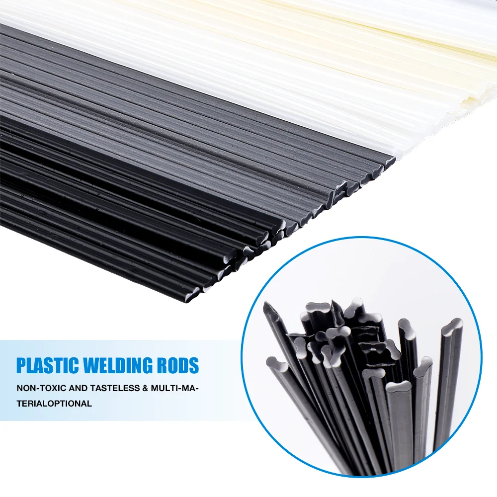 Plastic Welding Kit 55/110Pcs Plastic Welding Kit ABS PP PVC PE Plastic Welding Rods 304 Stainless Steel Repair Mesh Car Bumper Repair Tool