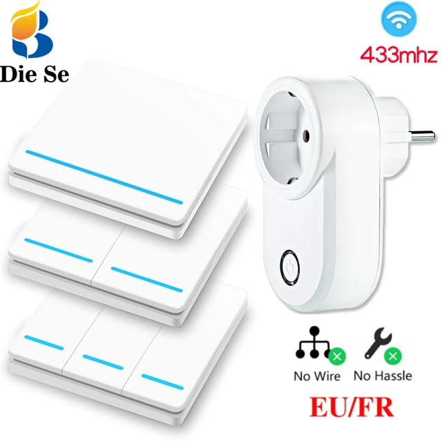 Wall Smart Switch Socket Wireless  Smart Switch Home Appliances - Smart  Socket 220v - Aliexpress