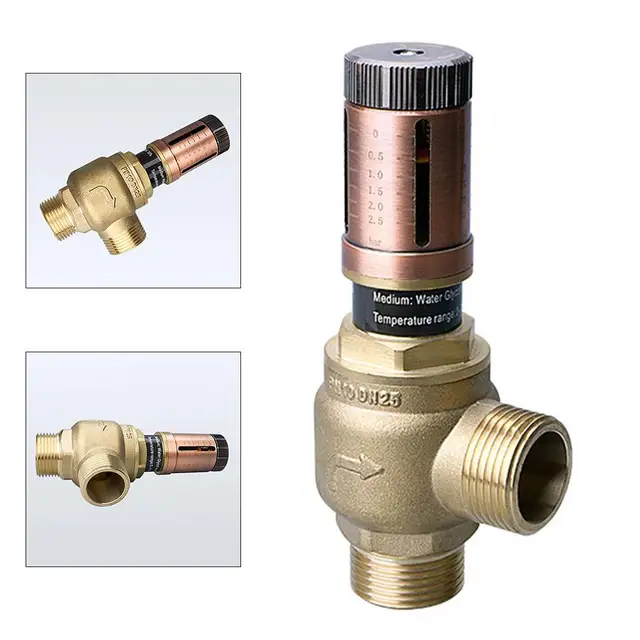 วาล์วบายพาสความดันแตกต่างที่ปรับได้สําหรับการทําความร้อนใต้พื้นและเทคโนโลยีสมดุลไฮดรอลิกระบบ HVAC 1