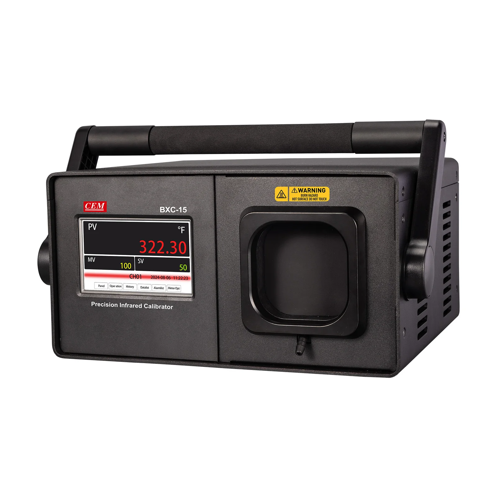 Calibrador de temperatura infrarrojo de precisión BXL-500, 35 ° C a 500 ° C(95 a 932 ℉ ),Tamaño del objetivo 6" 152,4 mm