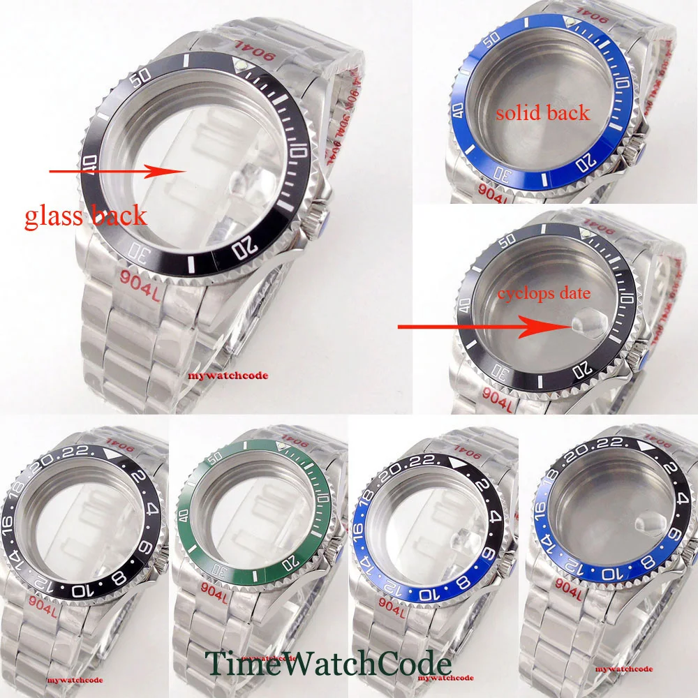 Cassa Orologio Subacqueo 38mm Bliger – Per Movimenti NH35, ETA 2824, PT5000 – Impermeabile 200m