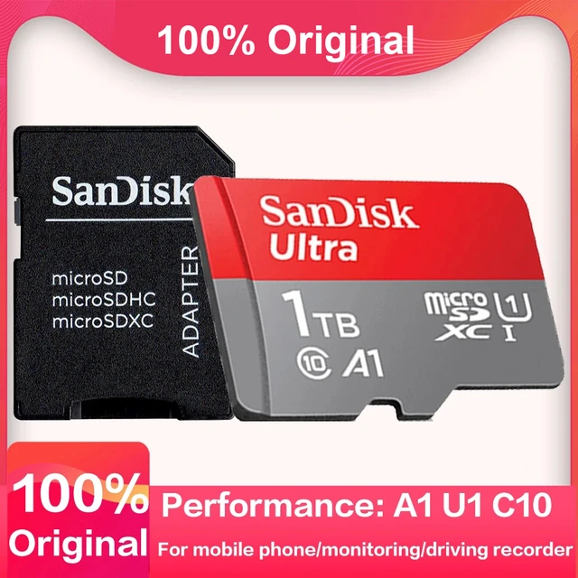 SanDisk 1TB Ultra A1 microSD SDXC UHS-I C10 TF Memory Card for