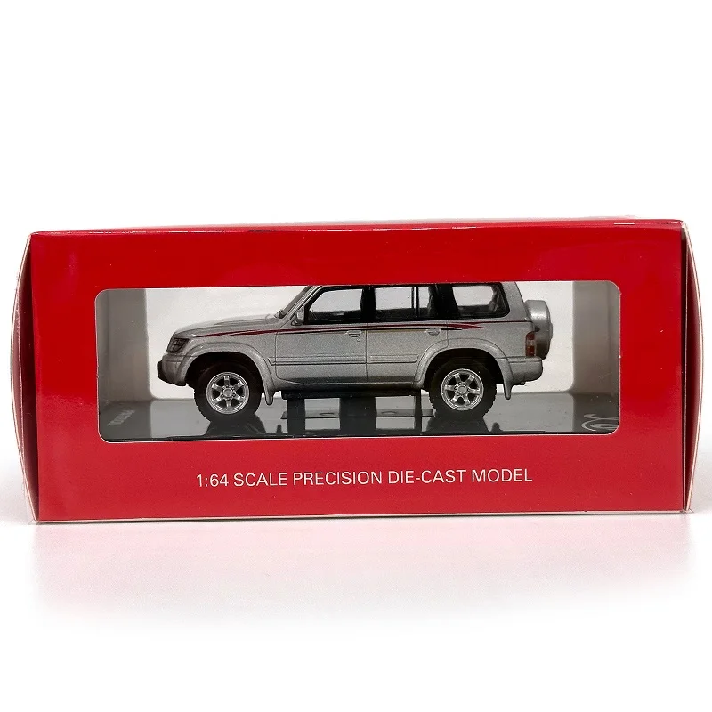 1:64 Scale Nissan Patrol 1998 Y61 Static Car Model 1/64 Metal Diecast Miniature Vehicle Models Toy Men Collection Birthday Gift 2