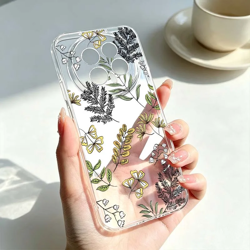 Elegant Floral Grass Phone Case Cover