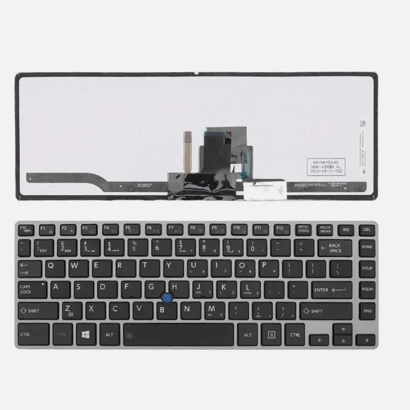 

Новая раскладка клавиатуры US для Toshiba Z40-A Z40-AK Z40 с подсветкой и серой рамкой, 95%
