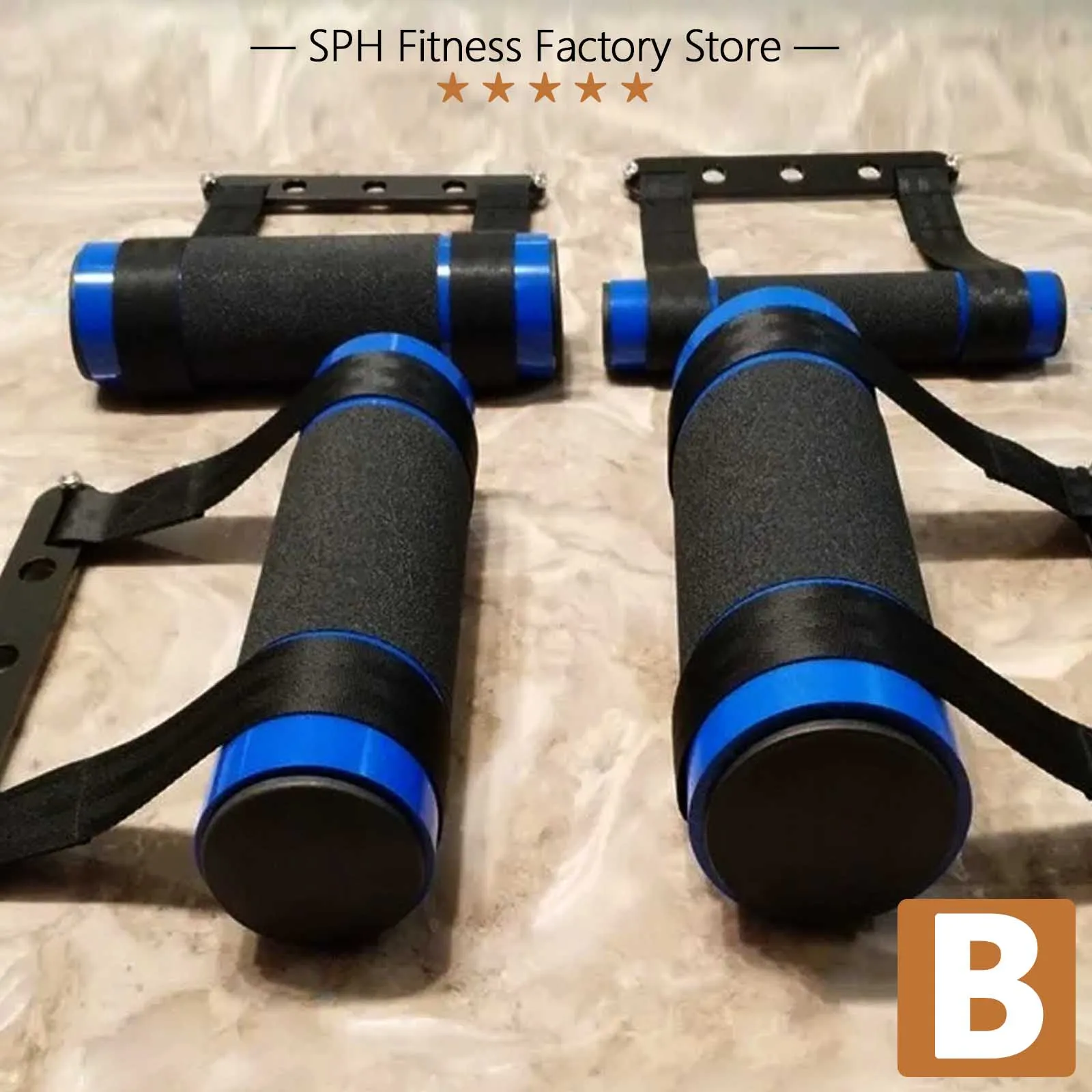 Wrist Exercise Equipment Anti-Slip Wrist Handle Grip Fixed Strap for Arm Strength Training Home Gym Fitness Attachment
