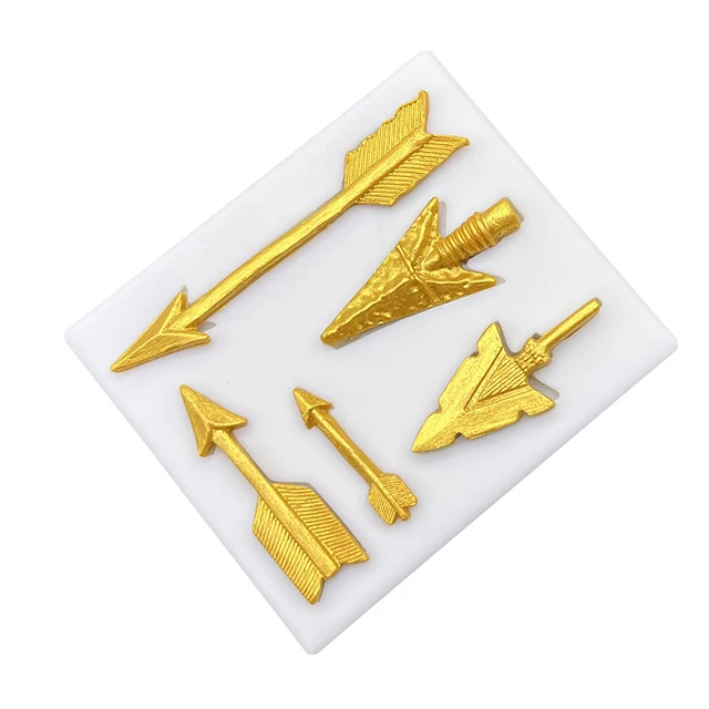 Nyíl Nyílfejű Szilikon Cukrász Penész Süti Cupcake Csokoládé Sütő Fondant Sütemény Díszítő Szerszámok - Image 2