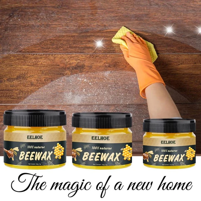 Wood Wax For Furniture 80g Polishing Beeswax Wood Restoration Conditioner  Seasoning Wax For Home Furniture Protection Beewax