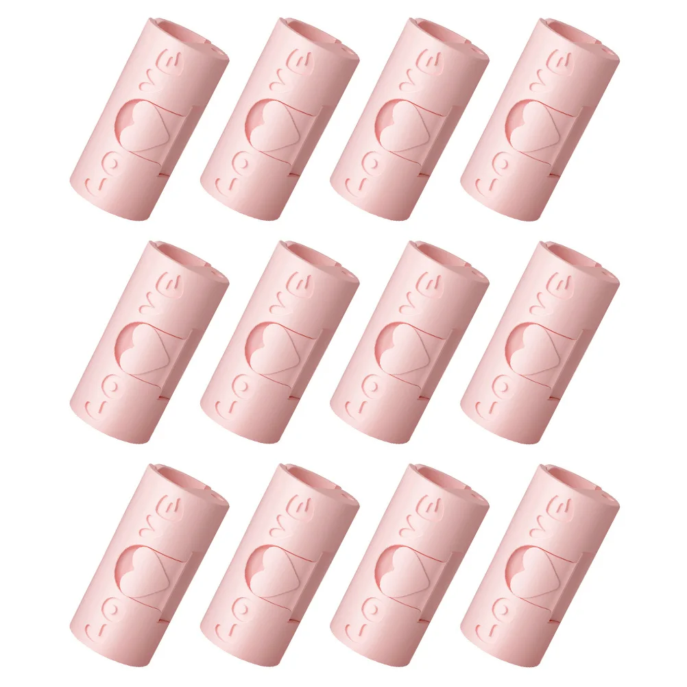 

12Pcs Windproof Bedding Bag Clips Household Bedsheet Clips Sofa Mat Fixed (Pink)