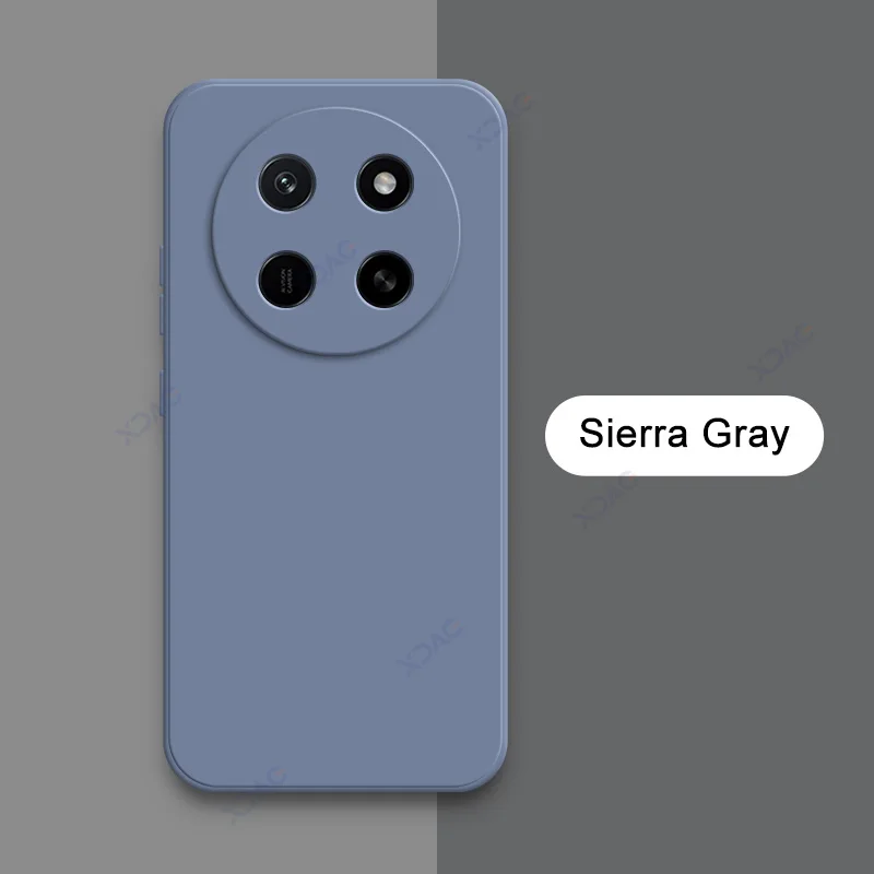 Premium Liquid Silicone Shockproof Case - Soft Protective Cover in Square Design