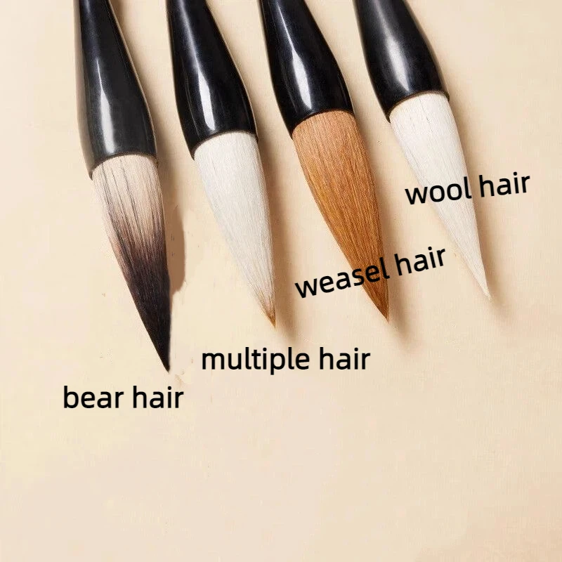 Chinese Traditional Calligraphy Pen Painting Large Regular Script Practice Bear Weasel Woolen Multiple Writing Brush_voghion.com
