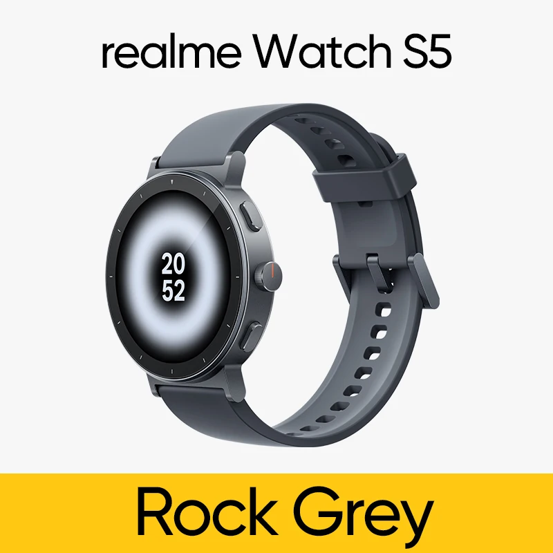 realme Watch S5 Smart Watch 1.43″ AMOLED 5ATM Waterproof 20-Day Battery GPS