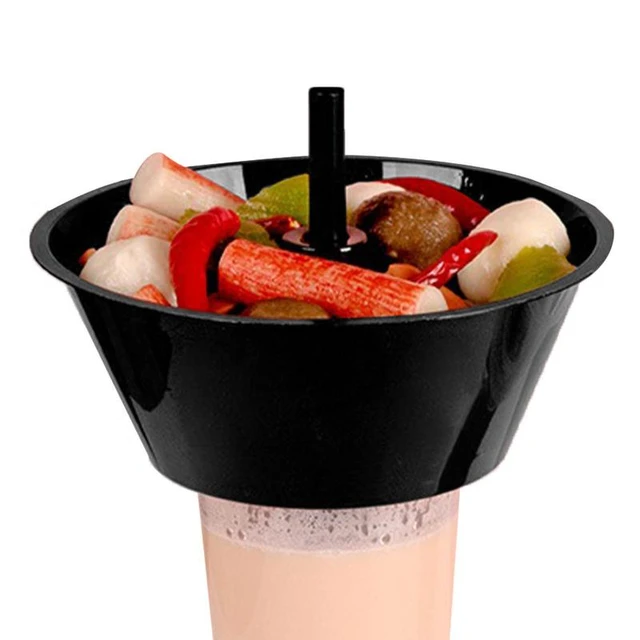 Snack And Drink Cup, Stadium Tumbler, 2 In 1 Beverage Cup Top