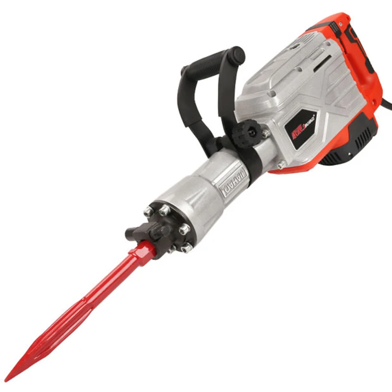 3000W electric pick large cylinder high-power industrial grade demolition wall slotting broken wall hardware tool electr