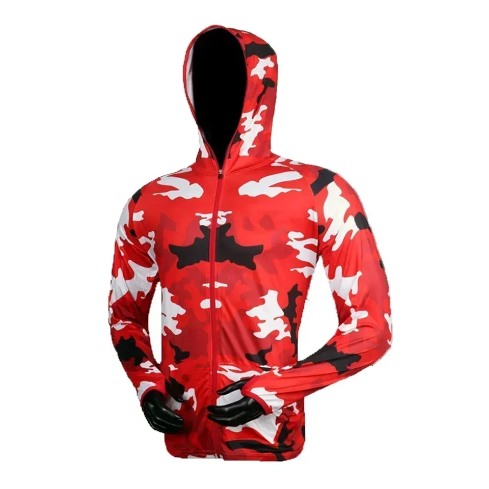 Chemise De Pêche Couvre-visage à Capuche – Homme/Femme XL – Protection UV – Bleu