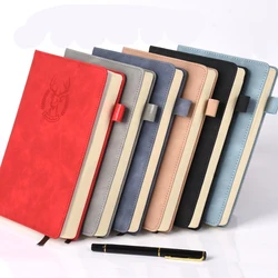 Carnet A5 pour réunion d'affaires, carnet de croquis créatif Simple, carnet de notes en Faux cuir, planificateur, Agenda, papeterie scolaire, coffret cadeau, 2022 