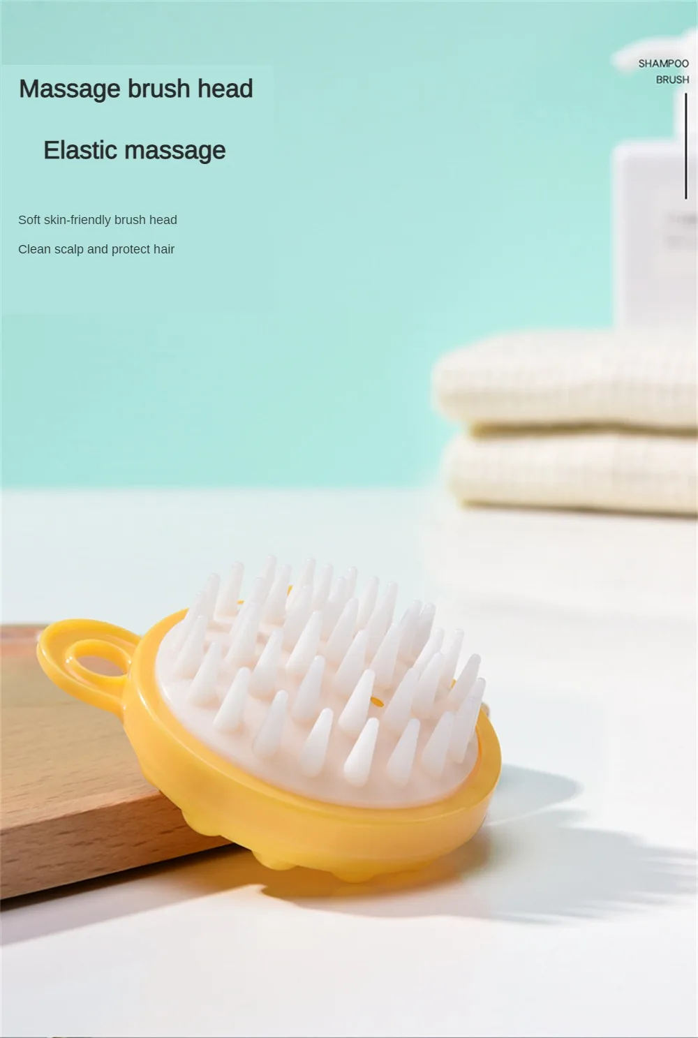 Description Picture 5 of item2/4/6PCS Massage Comb Gentle And Flexible Scalp Massager Relax Scalp Massage Tools Hair Care Trend Cleaning Brush Deep Cleaning