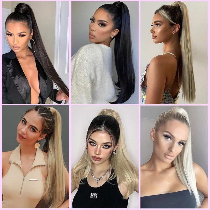 Toupet Coda Molletta Molto Lungo Liscio Volume Platino