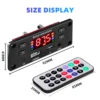 Car multimedia player car radio car radio player car music player mp3 music player 2*30W amplifier Bluetooth 5.0 MP3 decoder board 60W 7-22V car music player radio module handsfree support FM TF USB AUX radio