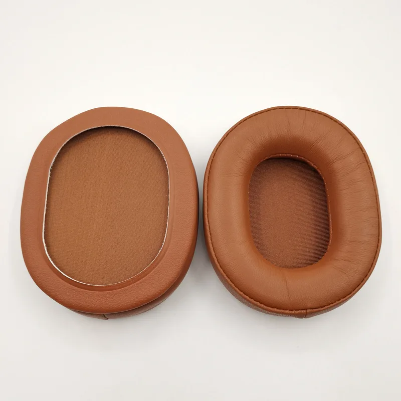 Schaffell Echtes Leder Memory Foam Ohrpolster Kissen für Audio-Technica MSR7 M50X M40X für Sony MDR-7506 MDR-V6 Kopfhörer 5. – Detail 2