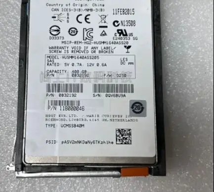 For D3 2S12FX 400 005051590 400G 2 5 SAS SSD hard drive