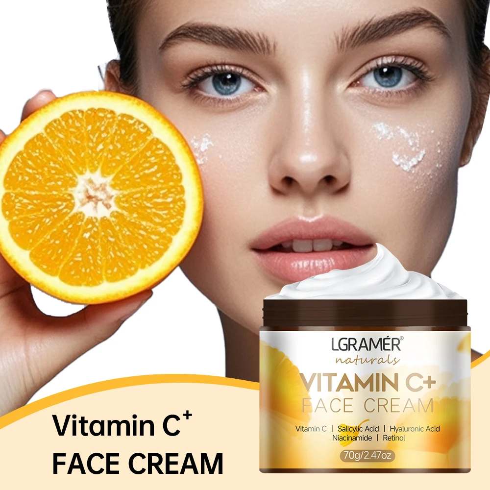 Vitamin C Retinol collagen smoothing wrinkles moisturizing firming hyaluronic acid whitening repair smoothing skin care cream