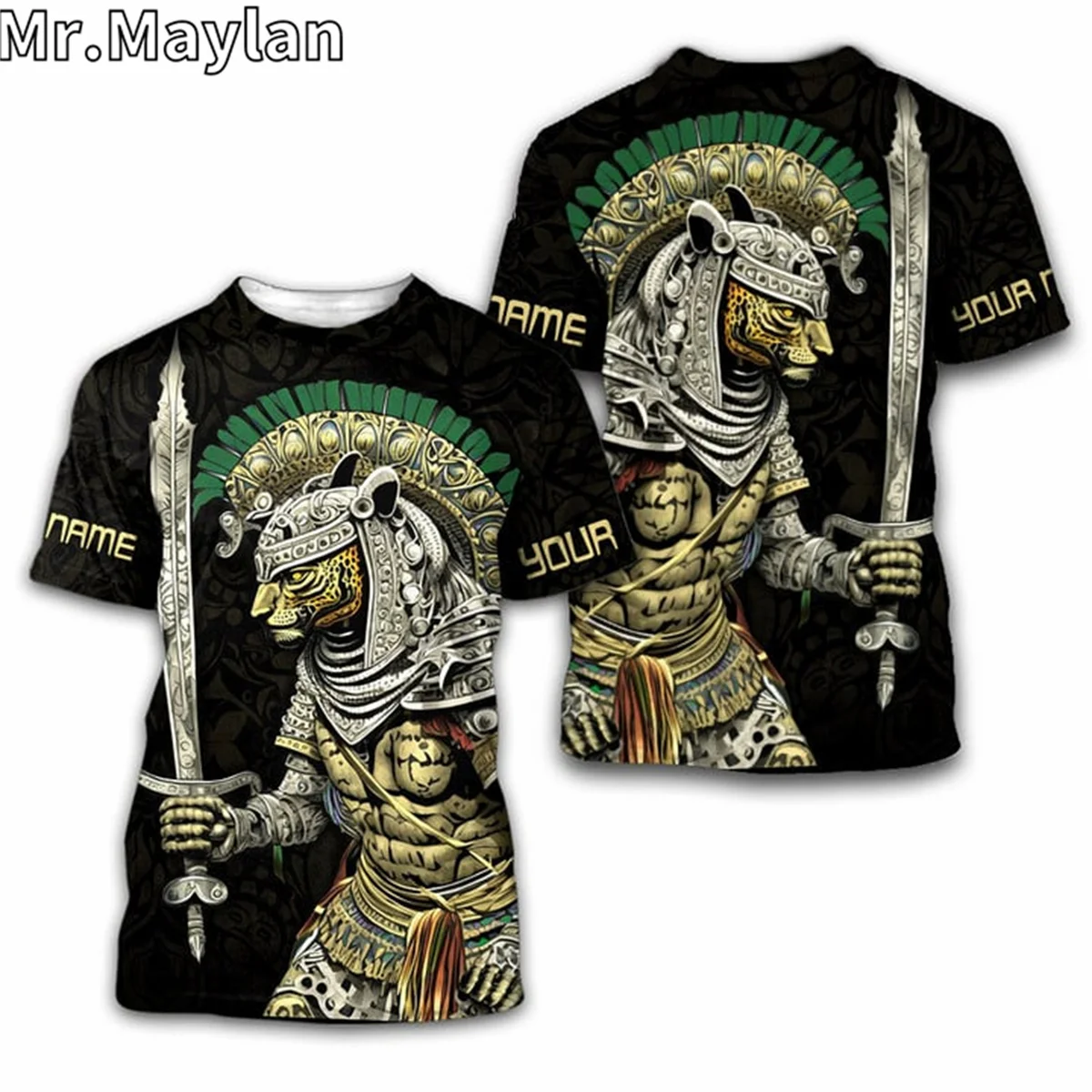 

Aztec Mexican Tattoo Mens T-Shirts For Men 3D Summer Tops Short Sleeve O-neck Fashion Casual Oversized Tee Shirts Unisex KJ-1178