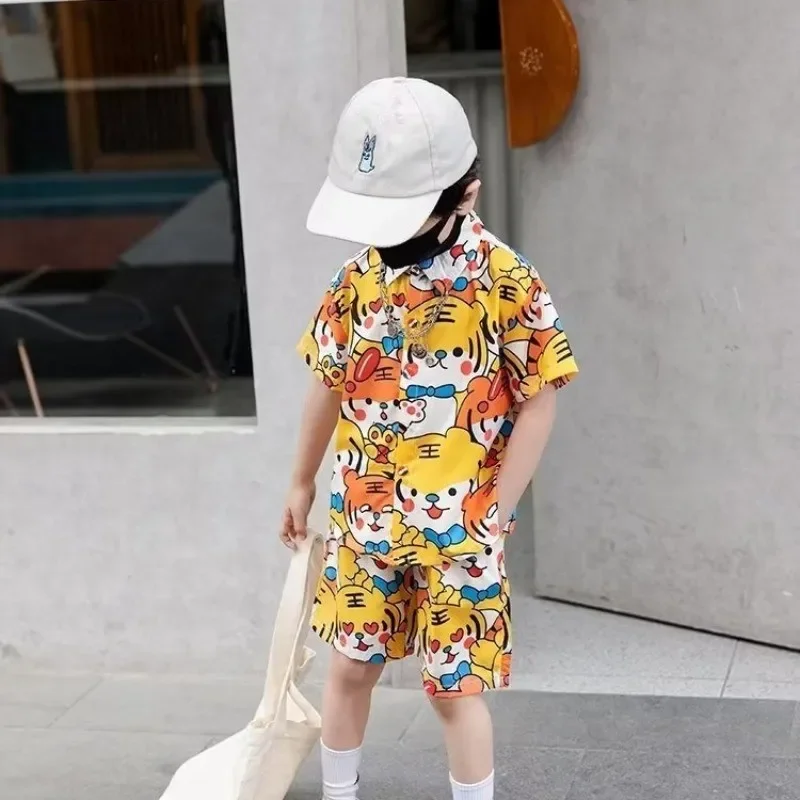 Summer Boy Clothes Beach Suit For Boy Outfits T-Shirt Per Boy Shorts 3 4 5 6 7 8 9 10 11 12 13 14 15 Anni Ragazzi Set Abbigliamento