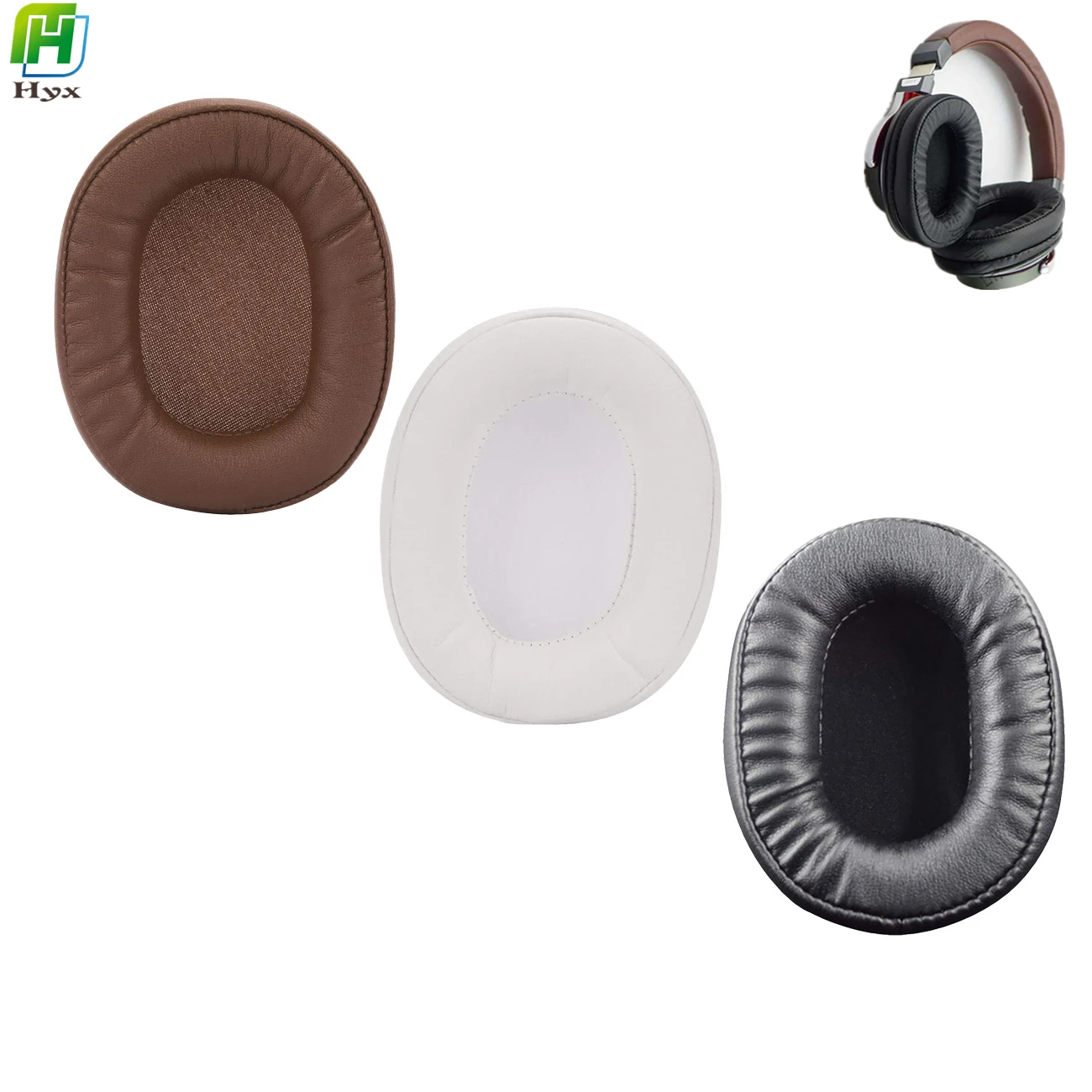 

1pair Earpads for ATH MSR7 M50X M20 M40 M40X SX1 PRO5 SONY MDR-7506 V6 Headphone Cover Ear Sponge Cotton Earmuffs Accessories