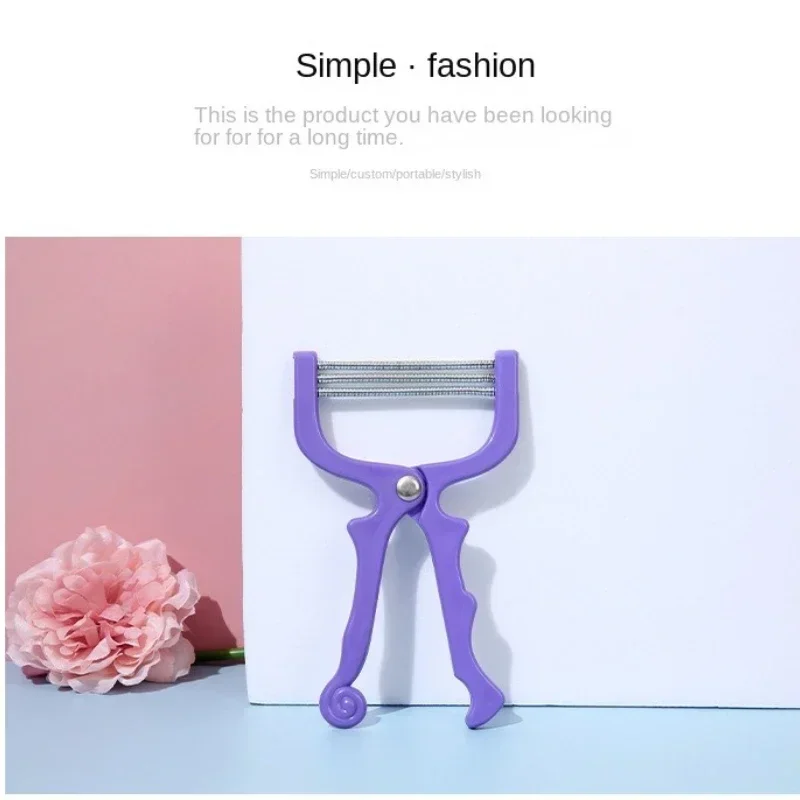 Women Epilator Mini Facial Hair Remover Safe Handheld Spring Threading Face Defeatherer For Cheek Eyebrow DIY Makeup Beauty Tool
