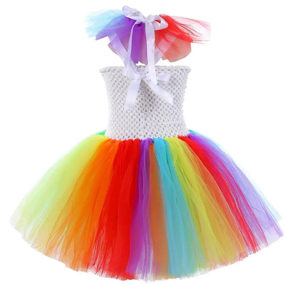 Clown Kostüm Für Kinder Mädchen – Komplett-Set Mit Perücke, Nase & Tasche – Für Karneval & Halloween