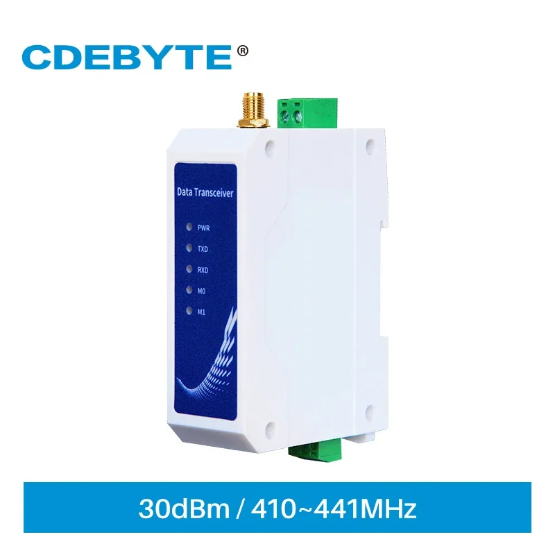 

SX1278 LoRa Spread Spectrum RS485 Modem Wireless Radio Station 433Mhz 30dbm Long Range Anti-interference E96-DTU(433L30-485)-V8
