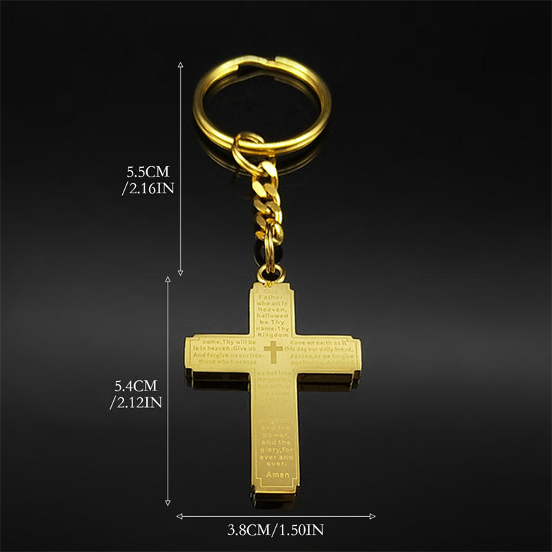 Classy Cross Key Chain for Men and Women