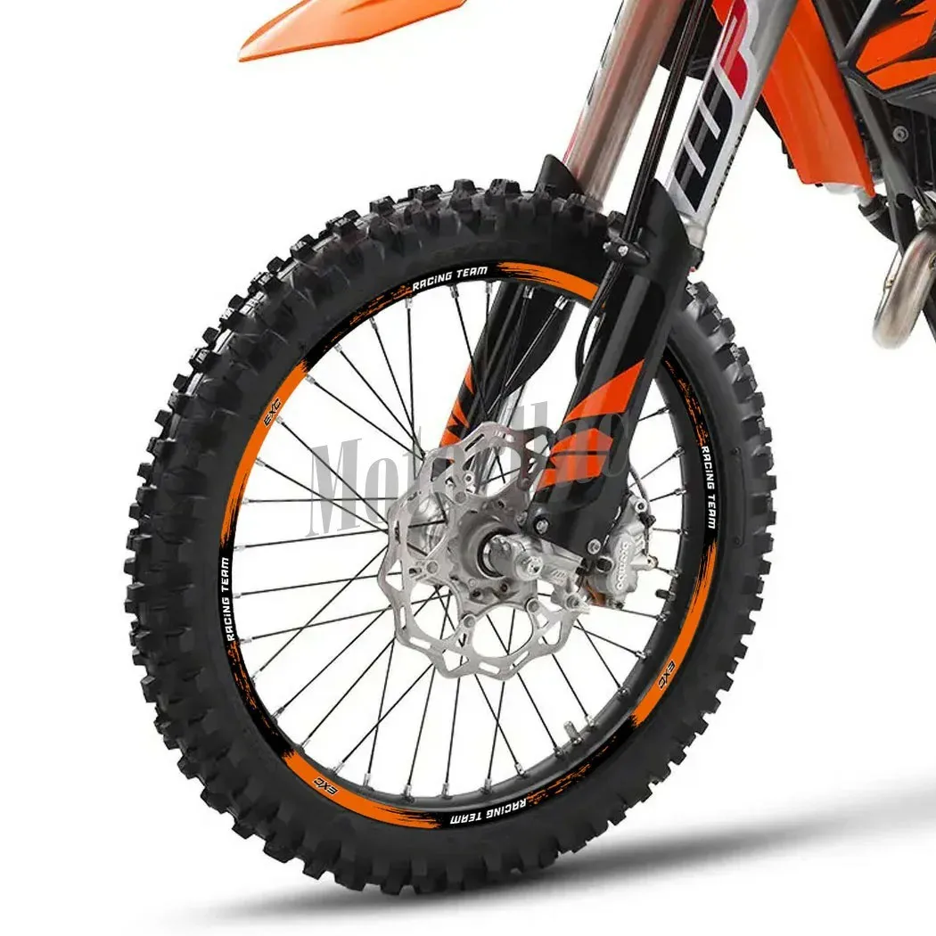 Für KTM EXC EXCF Radaufkleber Motorradzubehör F 125 150 200 250 300 350 400 450 500 520 525 530 2008 2011 2016 2024 2025 – Detail 10