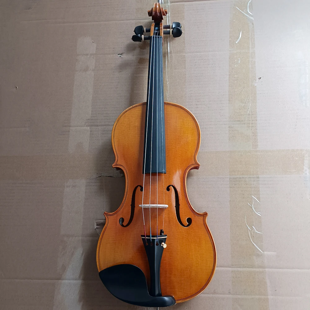 Full Size handmade violin 4/4 3/4 solid wood Spruce Panel Maple Back violino Professional playing instrument with Case + bow