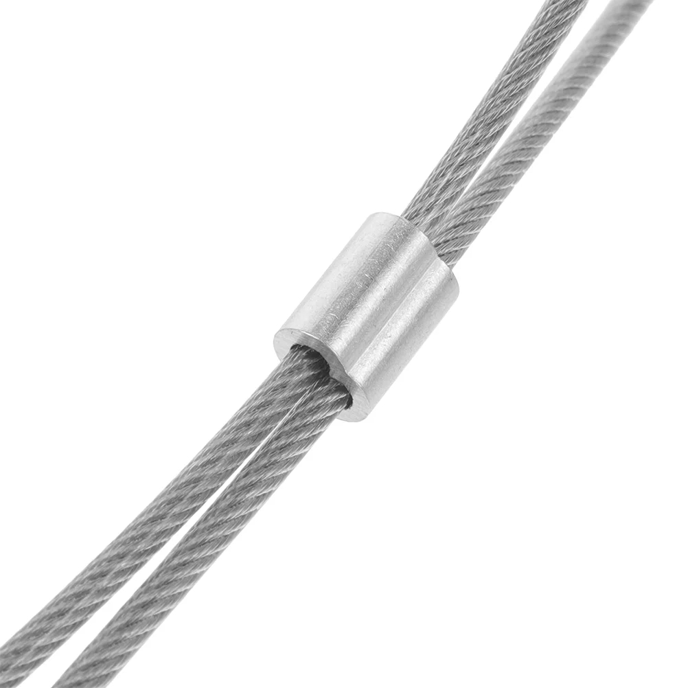 2pcs Basketball Hoop Net String Steel Wire Cord Replacement Threading Basketball Frame Nets Fixing Rope Netting Accessory