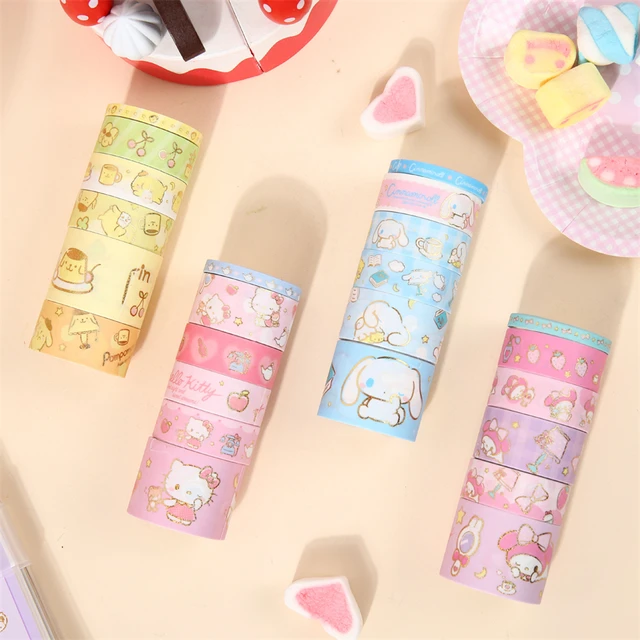 Kawaii School Supplies Adhesive Tape  Cute Kawaii Decorative Washi Tape -  8pcs Washi - Aliexpress