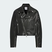 Adidas officiel véritable originaux femme motard Style veste de sport en simili cuir JL7553 3