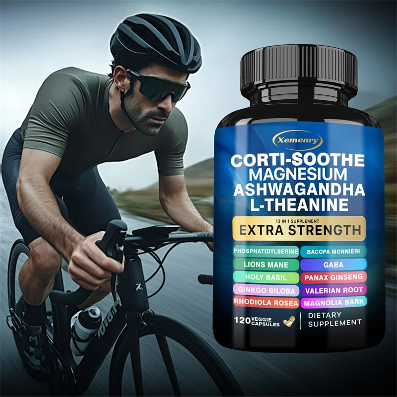 Corti Soothe Cortisol With Magnesium Ashwagandha L Theanine Helps Lower Cortisol Stabilize Mood And Promote Relaxation