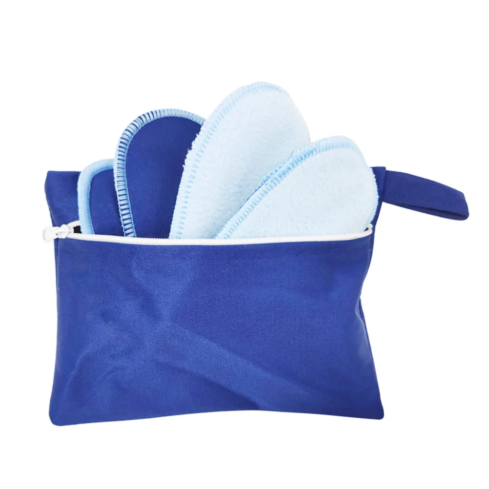 

8 Pcs Reusable Menstrual Pads Mama for Women Portable Sanitary Towel Washable Cloth