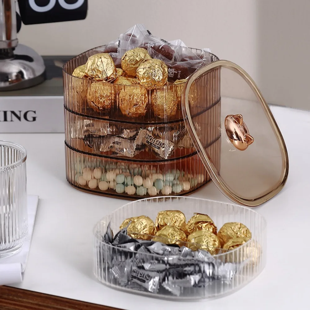 

Creative Snack Candy Storage Jar Household Food Storage Container Fruit Fresh Box Nut Snack Candy Boxes Fruit Tray