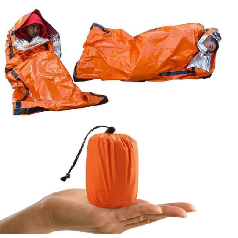 RescueBlanketEmergencySleepingBagBivvyThermalTarpShelterSheet