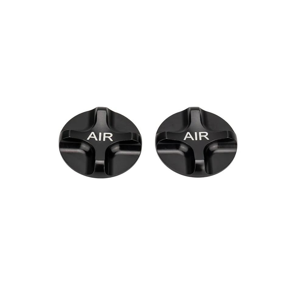 2 Stuks Fiets Voorvork Cover Cap, Aluminium Rode Gegalvaniseerde Lucht Gas Schouder Cover Klepbeschermer Suspension Gas Cover voor Mountainbike Racefiets
