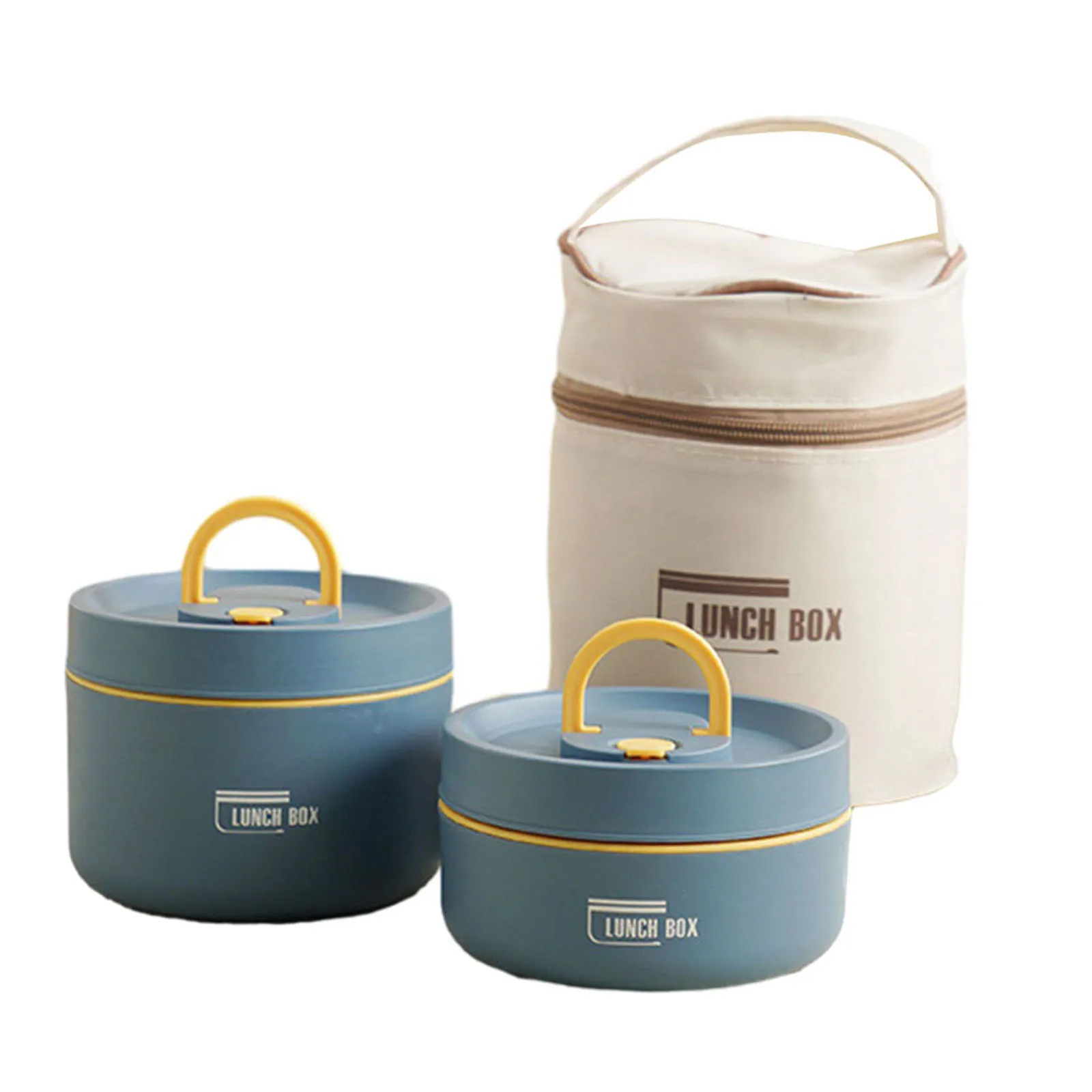 

Stainless Steel Lunch Box Multi-Layer Insulation Lunch Box Thermal Food Container Beige Brown Bento Box Kitchen Supply Portable